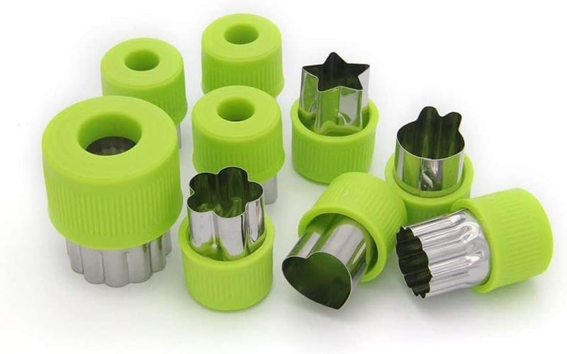 9-Piece Vegetable Shape Cutter Set, Mini Cookie Cutters, Perfect for Kids Bento Lunch Box Accessories
