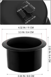 OUNONA 2pcs Recliner-Handles Cup Holder Replacement Insert for Sofa Boat Rv Couch Car Truck Poker Table