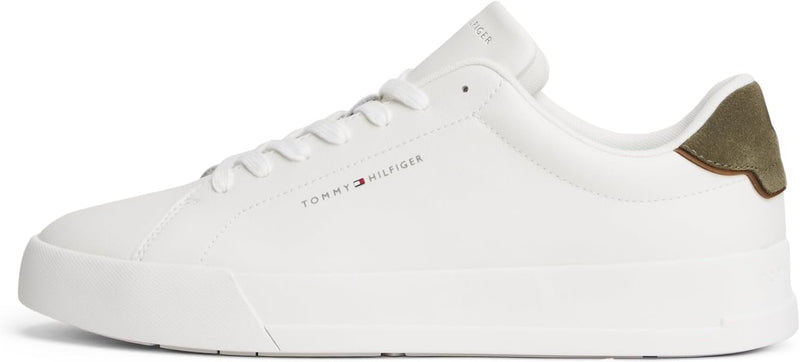 Th court lth detail mens Sneakers - Ecru/Army Green