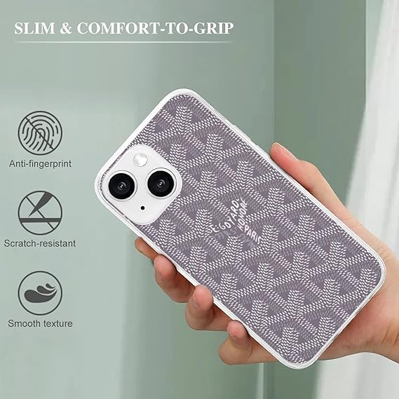 Next Store iPhone 15 Plus Case, Mini Smartphone Case, Smartphone Cover, Mobile Cover, Anti-Slip, Lightweight, Full Protection, Shockproof, Wireless Charging, Anti-Fingerprint, Thin Case, (Purple)