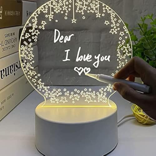 Decoration Led Lamp Luminous Message Board Night Light Desk Night Lamp Home DÃ©cor Light, Wife, Husband Gift Kids Gifts Woman And Men Gifts.