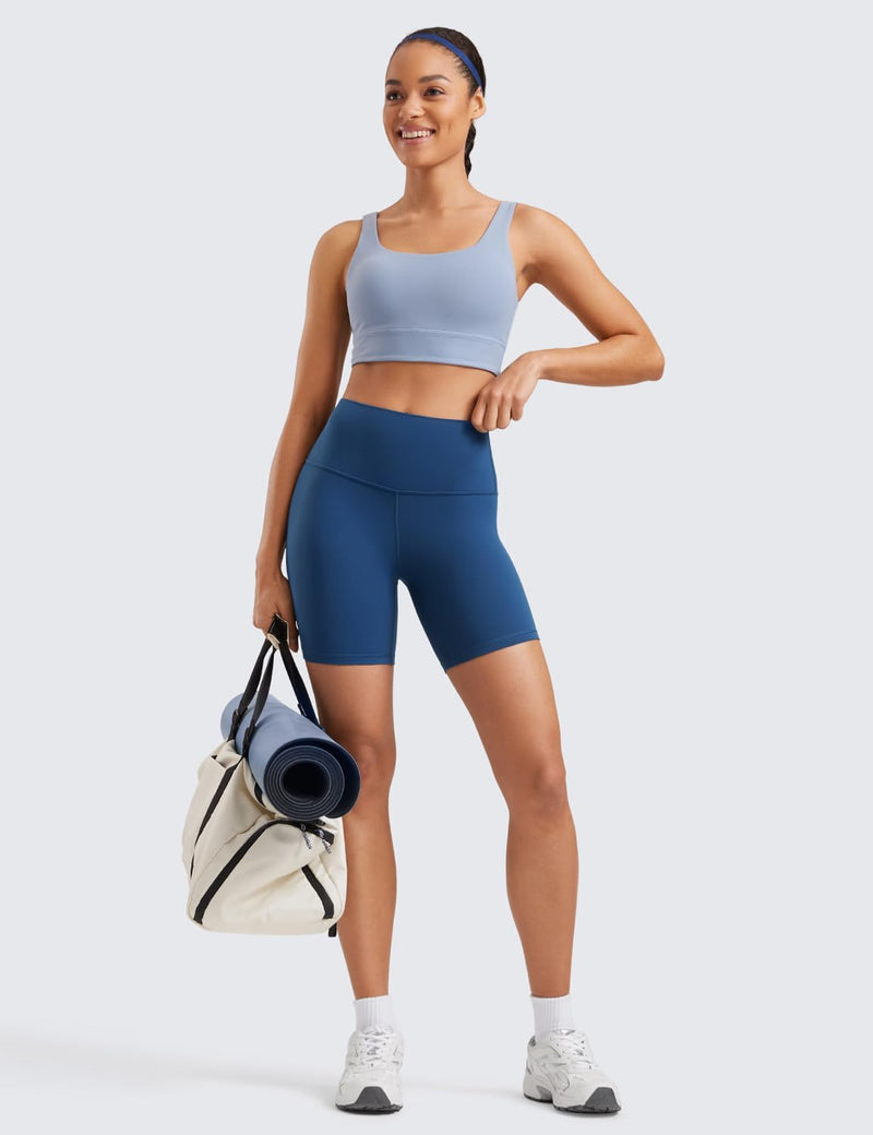 Crz Yoga Women Yoga Leggings Butterluxe Biker Shorts 6", R583a6