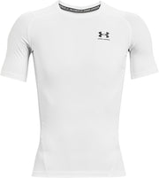 Mens Armour Heatgear Compression Short-sleeve T-shirt Short Sleeve (pack of 1) - White