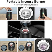 Aroma Diffuser, Portable Mini, Bakhoor Incense Burner, Rechargeable USB, Arabic Electric Holder, Travel Home Fragrance, Thin