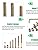 Keadic 100Pcs M6 Hex Socket Head Cap Screws Nuts, Zinc Plated Steel Barrel Bolt Nuts Hardware Replacement Kit for Furniture Cots Beds Crib, 1 Hex Key for Free - 35/45/55/65/75mm