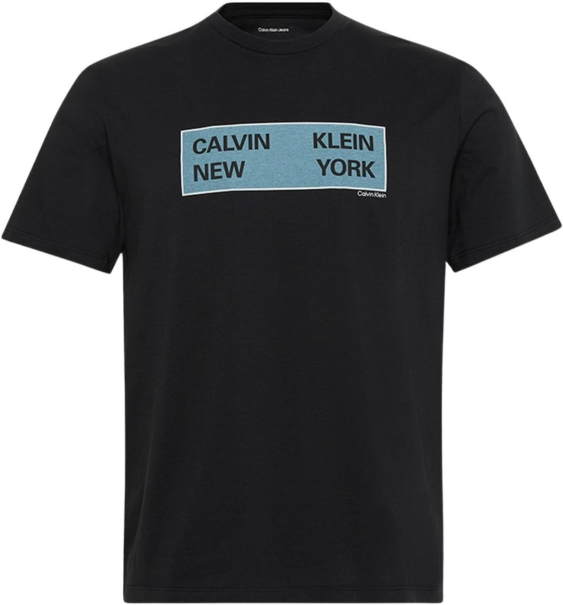 mens Ss 30s Eu Ckny Box Graphic Tee Lv04rd816g T-Shirts (pack of 1) - Black