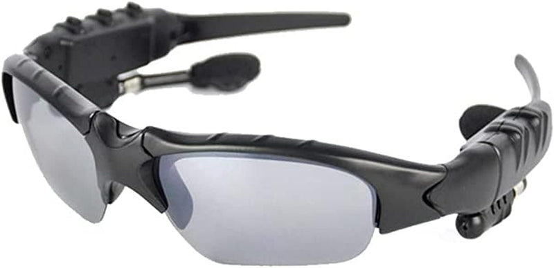 Bluetooth Sunglasses, Wireless Music Sunglasses Men Women Sports Sunglasses Smart Glasses Handfree Call Headphone Stereo Sound with Mic for Smart Phone, Outdoor Travel Driving Cycling (Gray Black)