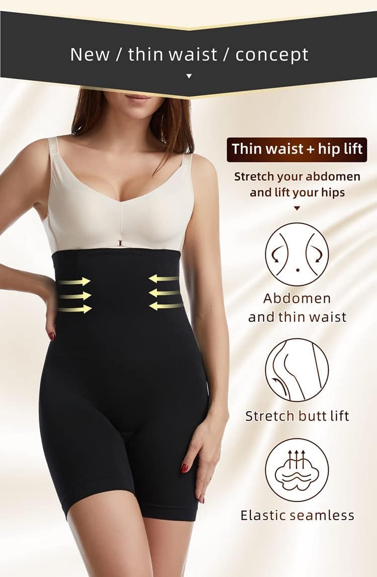 High Waist Shapewear Shorts, Postpartum Underwear Boyshorts, Waist Trainer Corset Butt Lift, Body Shaping Boxers, Postpartum High Waisted Underwear for Women (XS/S, M/L, XL/2XL)