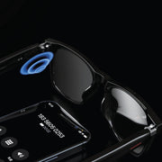 Green Lion Paris 2 Smart Glass, Open Style Audio Experience, Fit Free,8-Hour Endurance,Touch Control, UAV/UVB Protect,Play/Pause Song, Previous/Next Song - Black