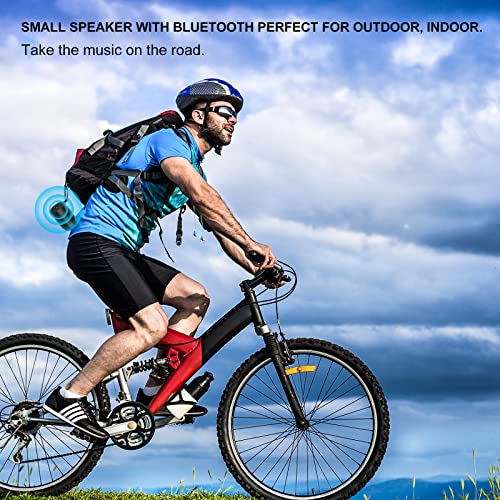 Comiso Portable Bluetooth Speaker, Bluetooth Wireless Mini Pocket Speaker, 360 HD Surround Sound & Rich Stereo Bass, 12H Playtime, IPX5 Waterproof for Travel, Outdoors, Home and Party (Black)