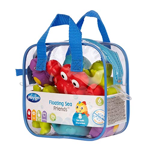 Playgro Floating Sea Friends - Fully Sealed – Engaging Baby Bath Toy for Development and Sensory Play, 0+ Months