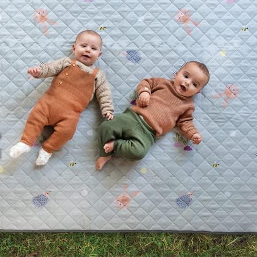 Taf Toys Baby Play Mat - Tummy Time & Crawling Foam Mat with Interlocking Floor Tiles, 72x48 Inches Puzzle - X-Large Play Mat for Infants & Toddlers
