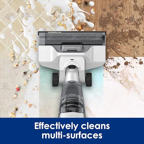 Tineco iFloor 2 Max Wet and Dry Cordless Vacuum Cleaner and Mop, Self cleaning with Streak-free Drying, Ideal for Hard Floors, All corners, sticky messes and pet Hairs, Portable and Lightweight Design