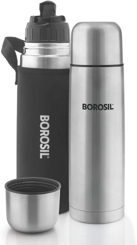 Hydra Thermo Stainless Steel Flask, 350ml, Silver