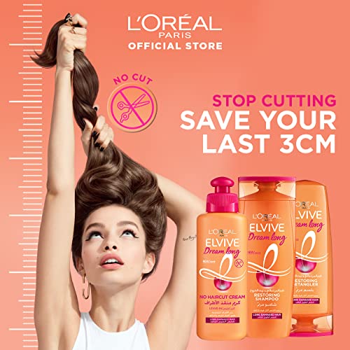 L’Oréal Paris L’Oréal Paris Elvive, Leave-in-cream, Strengthening & With Heat Protection, Dream Long No Haircut Cream, 200ml
