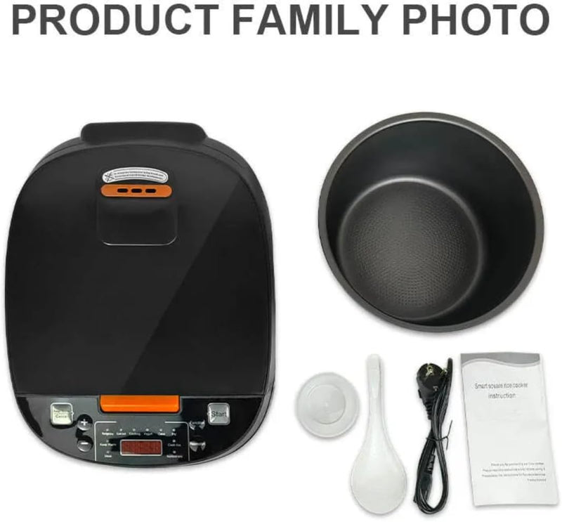 Multifunctional 3-in-1 Rice Cooker, Steamer & Slow Cooker | 1.2L Non-Stick Inner Pot | 16 Preset Cooking Functions | Smart Timer, Keep Warm & Auto Shut-Off | Perfect for Rice, Soup & Porridge