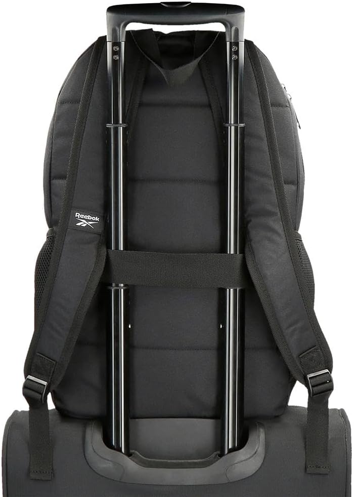 unisex-adult BACKPACK 48CM 2C W CARRY ALL REEBOK ASHLAND BLACK BLACK 31.5X45X15