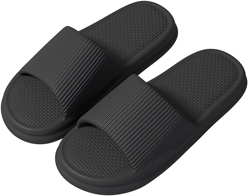 JIJIe Slippers for Men & Women, Soft Lightweight EVA Non-Slip, Perfect for Indoor, Bathroom, and Beach Use