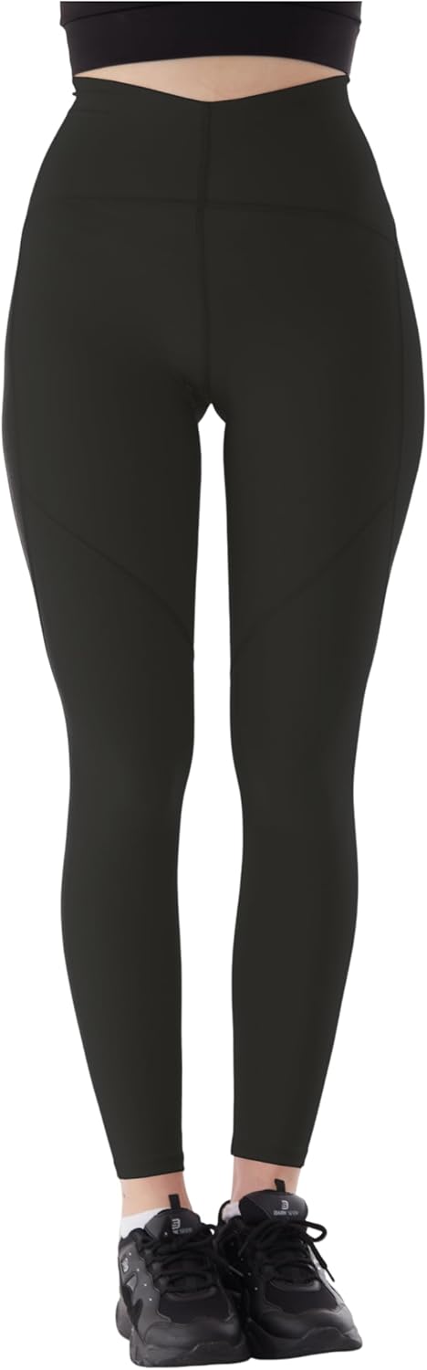 Thick High Waist Yoga Pants for Women, Tummy Control Butt Lift Gym Tights, Athletic Stretch Pants for Workout, Running, Yoga, Made in Turkey