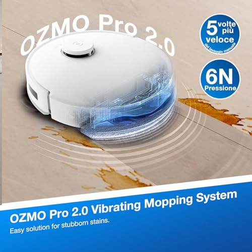 ECOVACS 【Upgrade N10+】8000 Pa DEEBOT N20 Pro Plus Robot Vacuum Cleaner for Deep Cleaning and Mopping, Baglass Auto-Empty Station, Anti-Tangle Technology, TrueMapping Intelligent Path Planning, APP