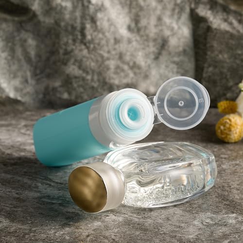 INSFIT Silicone Travel Bottles Set, 17 Pack Travel Size Toiletries, Leakproof Travel Bottles for Toiletries, Travel Accessories for Women, Airplane Travel Essentials, Travel Containers for Toiletries