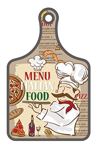 Cuisineart Cutting Board With Writings, Pp1931-A-11, Multi-Colour, 19X30.X1.2Cm