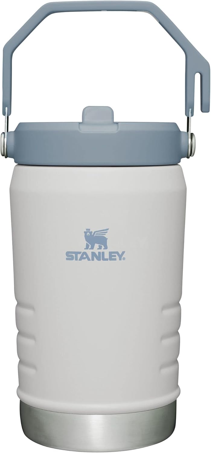 Stanley IceFlow Stainless Steel Tumbler with Straw - Vacuum Insulated Water Bottle for Home, Reusable Cup with Straw Leakproof Flip - Cold for 12 Hours or Iced for 2 Days, 30 Oz, Black 2.0