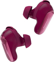 Bose New QuietComfort Ultra Bluetooth Earbuds (2nd Gen), Wireless Noise Cancelling earbuds, Up to 6 hours battery, IPX4 Rating, Immersive Audio, Deep Bass, Black - Deep Plum