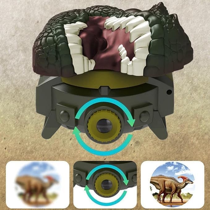 Watch with 24 Kinds of Dinosaur Projection Pattern Cartoon Children Digital Dinosaur Watch Toy for Boys and Girls Children Toy Watches