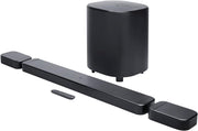 JBL Cinema SB550-3.1 Channel Soundbar with 250W Dolby Audio, Wireless 5.25 Subwoofer, HDMI ARC, Optical & Bluetooth Streaming, JBLSB550BLKUK, Black - JBLBAR800M2