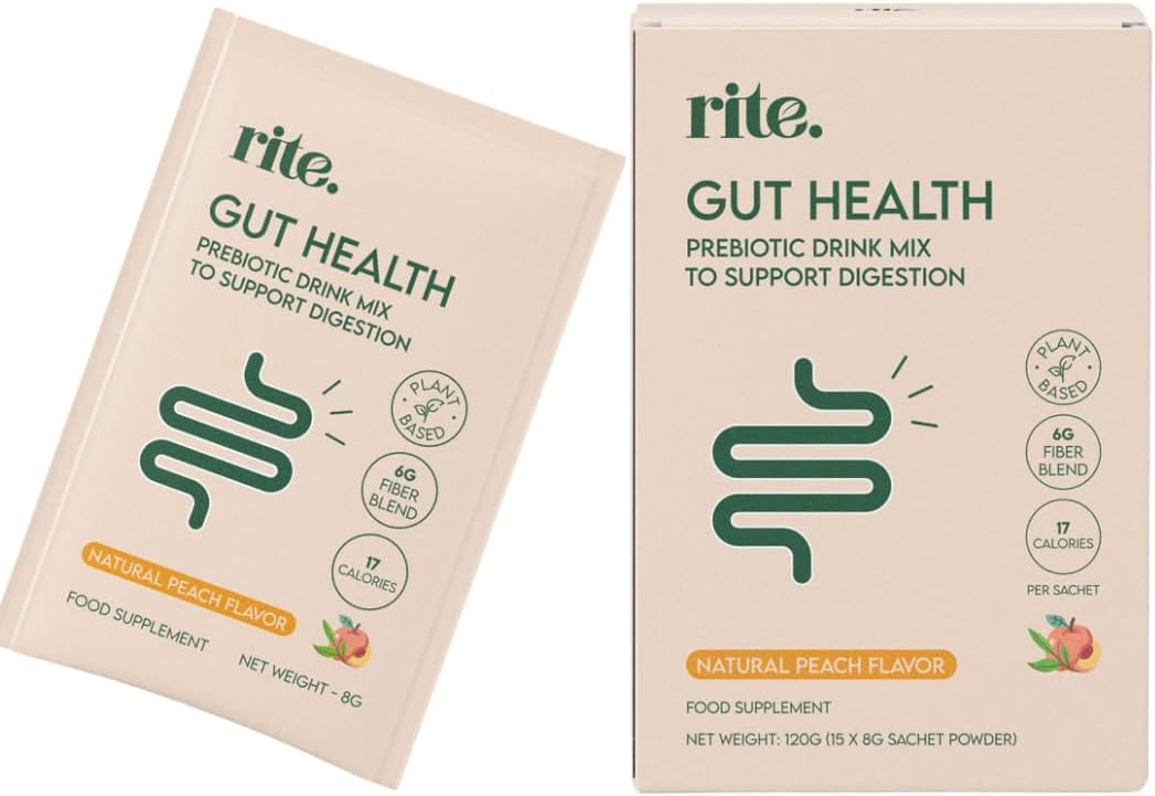 Gut Health Prebiotic Fibre Drink mix Support Digestion, Gut Health, Weight Management No added sugar Vegan 8g Powder sachets Bundle w/ 2 Flavours (Pack of 15) – image 3