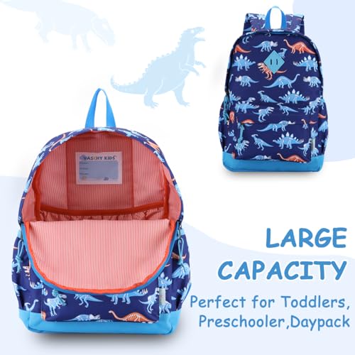VASCHY Backpacks Kids,Toddler School Bag Lightweight Water Resistant Preschool for Children Boys and Girls with Chest Strap