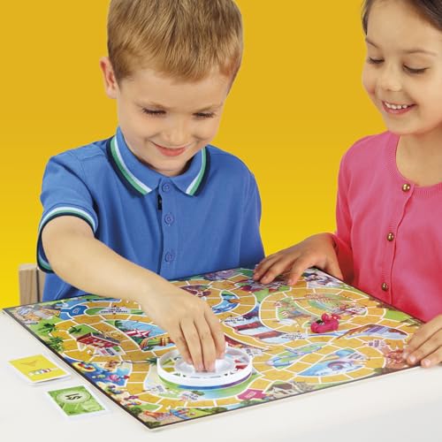 The Game of Life Junior Board Game for Younger Kids | Ages 5 and Up | 2-4 Players | Family Games for Preschoolers | Kids Gifts