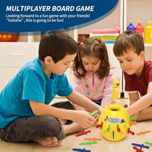 MAKINGTEC Pop Up Kids Game, Dinosaur Action Board Game Family Fun Activity Preschool Children's Game Classic Board Game Toddler Action Game or 3 4 5 6 7 8 9 10 11 Year Old Boys Girls Children Toddlers