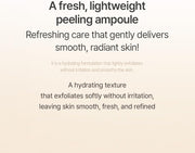 White Rice Exfoliating Ampoule, Gentle Daily Exfoliation & Moisture, Rice Ferment & Soy Oil, Smooth and Radiant Looking Complexion, Korean Skincare, 100 ml