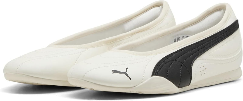 PUMA CATCH SOLEIL BALLERINA womens Ballerina - Warm White-PUMA Black