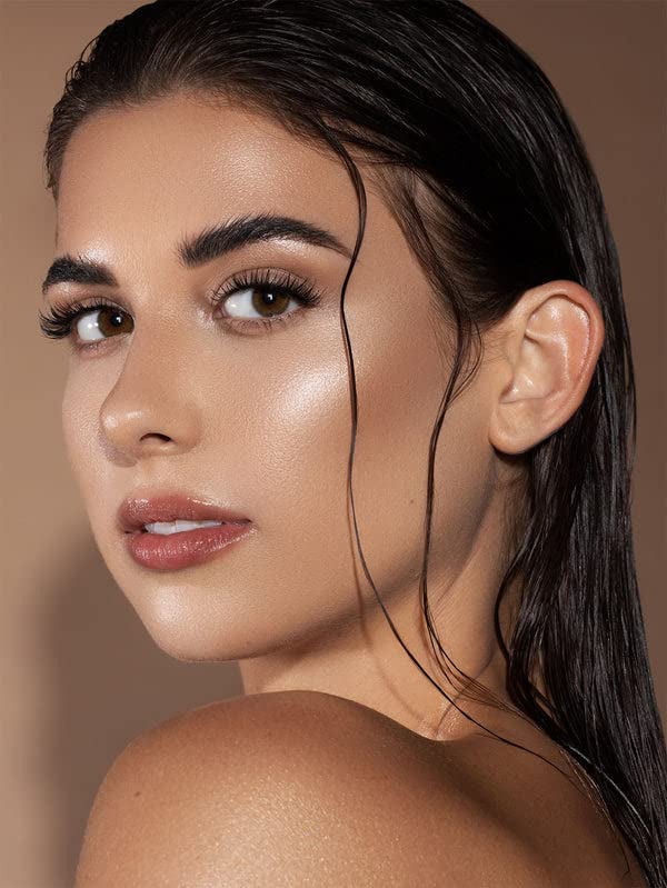 SHEGLAM Makeup - Glow Bloom Liquid Highlighter Shimmer Finish - Long-wearing Waterproof Highlighter Makeup with Sponge Tip Applicator (Vanilla Frost), FL.OZ./5.2ml