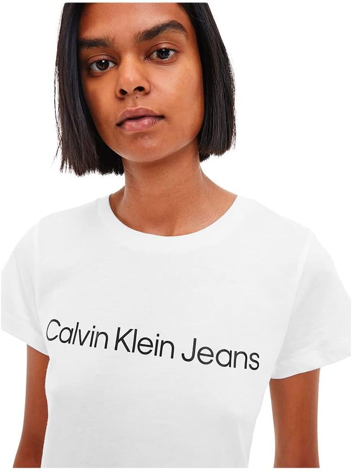 Women Instit Logo Slim Tshirts Instit Logo Slim Tshirts - Bright White