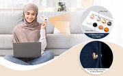 Wawasia 8 Pieces Hijab Magnetic Pins, Multi-Use Hijab Magnets, Professional Pinless Magnetic Hijab Pins, Scarf Magnetic Pin Scarf Magnetic Clasp, Shiny and Matte Style Pack