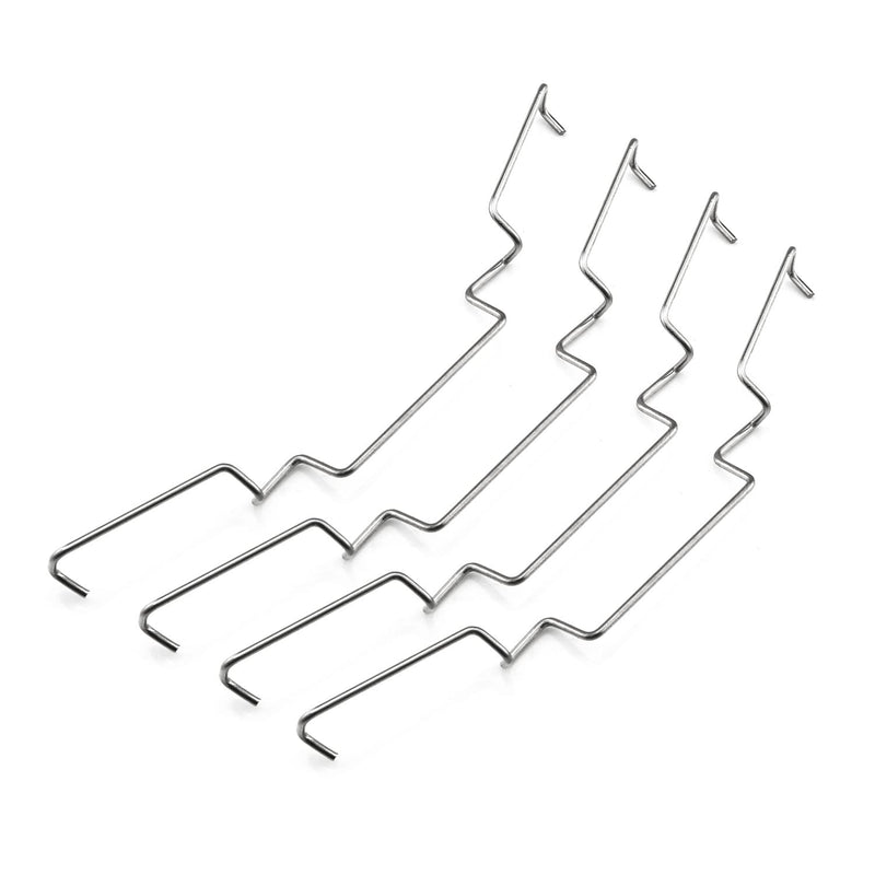 DGHAOP 4pcs Computer Mainboard CPU Radiator Fan Fixing Clip Computer Cooling Accessories, 9CM Wire Buckle Lower Hook Type