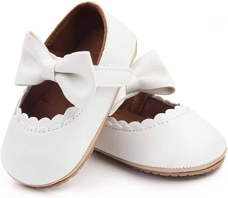 Baby Shoes Infant Sneaker Sandals for Girls Leather Walking Shoes Non-Slip Sneaker Toddler First Walker Shoes Newborn Crib Shoes