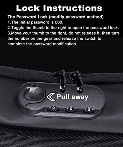 Furixin Sling Bag Large-Capacity Shoulder Backpack Crossbody Bag Casual Chest Bag For Men With USB Charging Portï¼ŒWaterproof And Anti-Theft Suitable For Hiking And Cycling Day Bag (9530-Black)