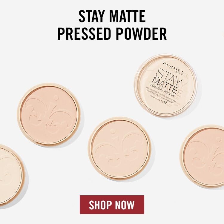 Rimmel London, Stay Matte Pressed Powder, 01 Transparent, 14 g
