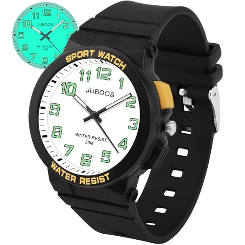 Azonee Kid's Watch, Outdoor Sports Kids Waterproof Watch, Kid's Analog Watch Easy-to-Read Time Teaching Large Dial, Analog Watch for Boys Girls