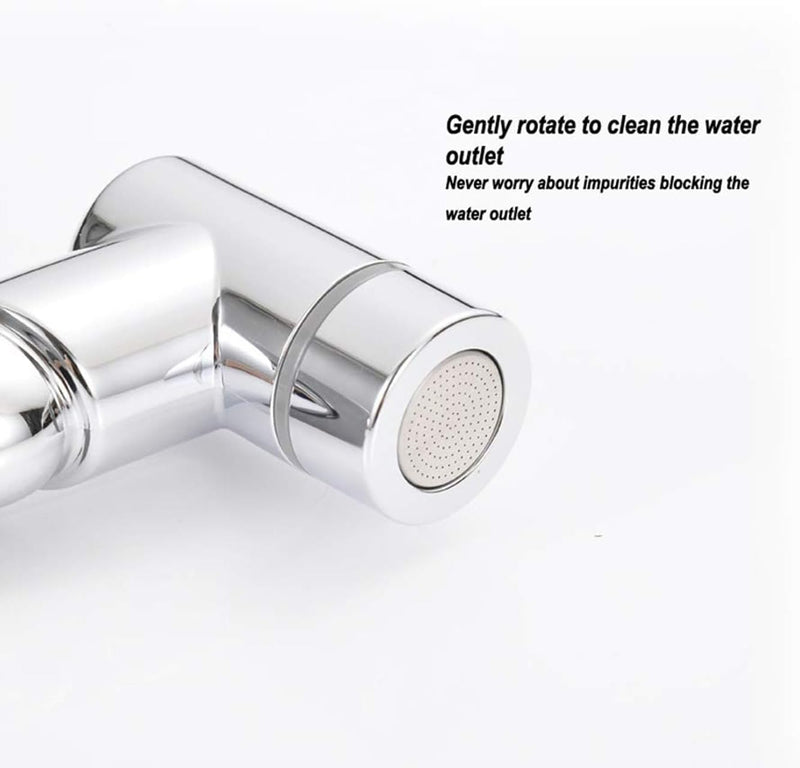 Joyzzz Handheld Bidet Sprayer for Toilet, Ultra Light Bidet Toilet Sprayer Head, Stainless Steel Handheld Bidet Sprayer, Adjustable Water Pressure Control Bidet Sprayer Head for Kitchen and Toilet