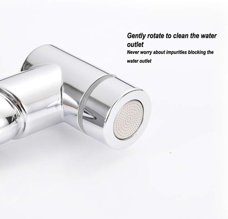 Joyzzz Handheld Bidet Sprayer for Toilet, Ultra Light Bidet Toilet Sprayer Head, Stainless Steel Handheld Bidet Sprayer, Adjustable Water Pressure Control Bidet Sprayer Head for Kitchen and Toilet