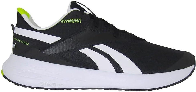 Energen Run 2 mens Sneakers - Core Black Ftwr White Acid Yellow