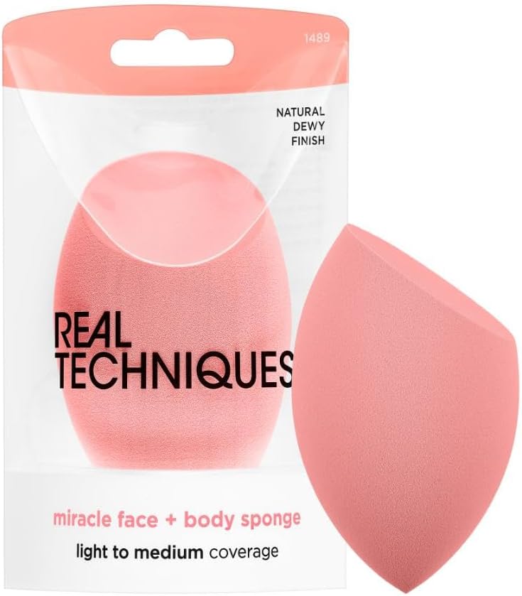 Miracle Complexion Sponge & Miracle Powder Sponge Duo Pack for Foundation & Powders 124 g - 1 Count (Pack of 1) 1 Miracle Face + Body Complexion Sponge