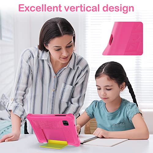 ROWT Kids Tablet 7 inch Tablet for Kids Android 10 2GB RAM 32GB ROM Bluetooth WiFi Dual Cameras Parental Control Tablet Kids(Pink)
