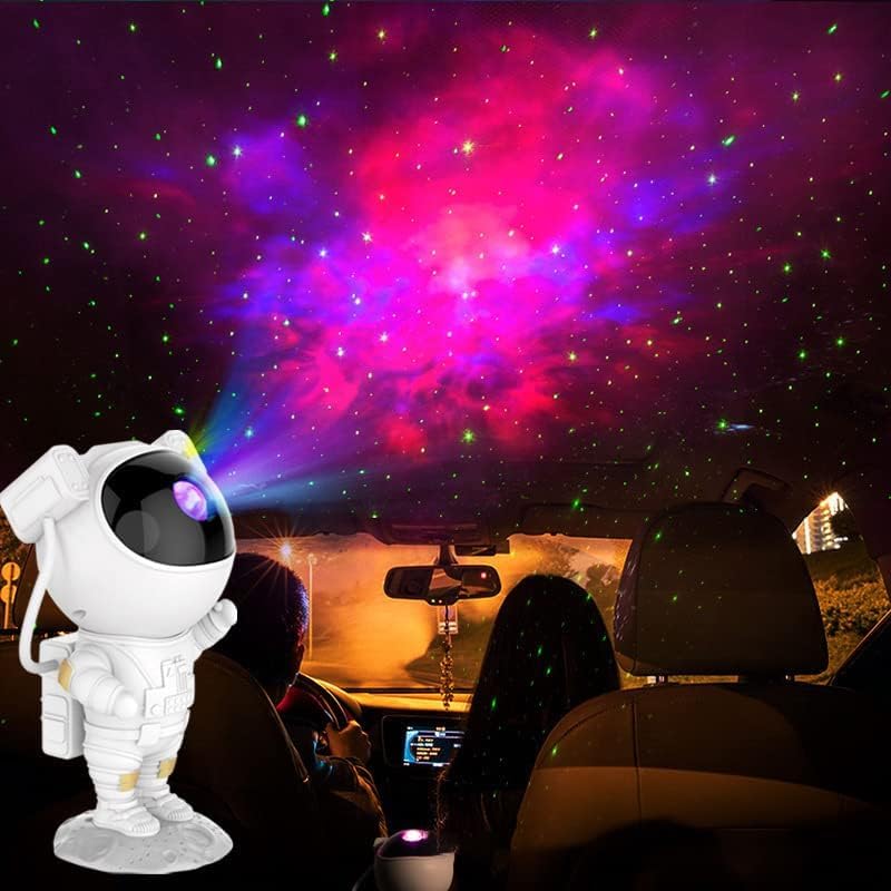 Longzhuo Space Buddy Projector, Star Projector Galaxy Light, Astronaut Night Light Projector with Remote Control Timer, Desk Lamp LED Lights Suitable for Kids Adult Bedroom Birthday Christmas Gifts